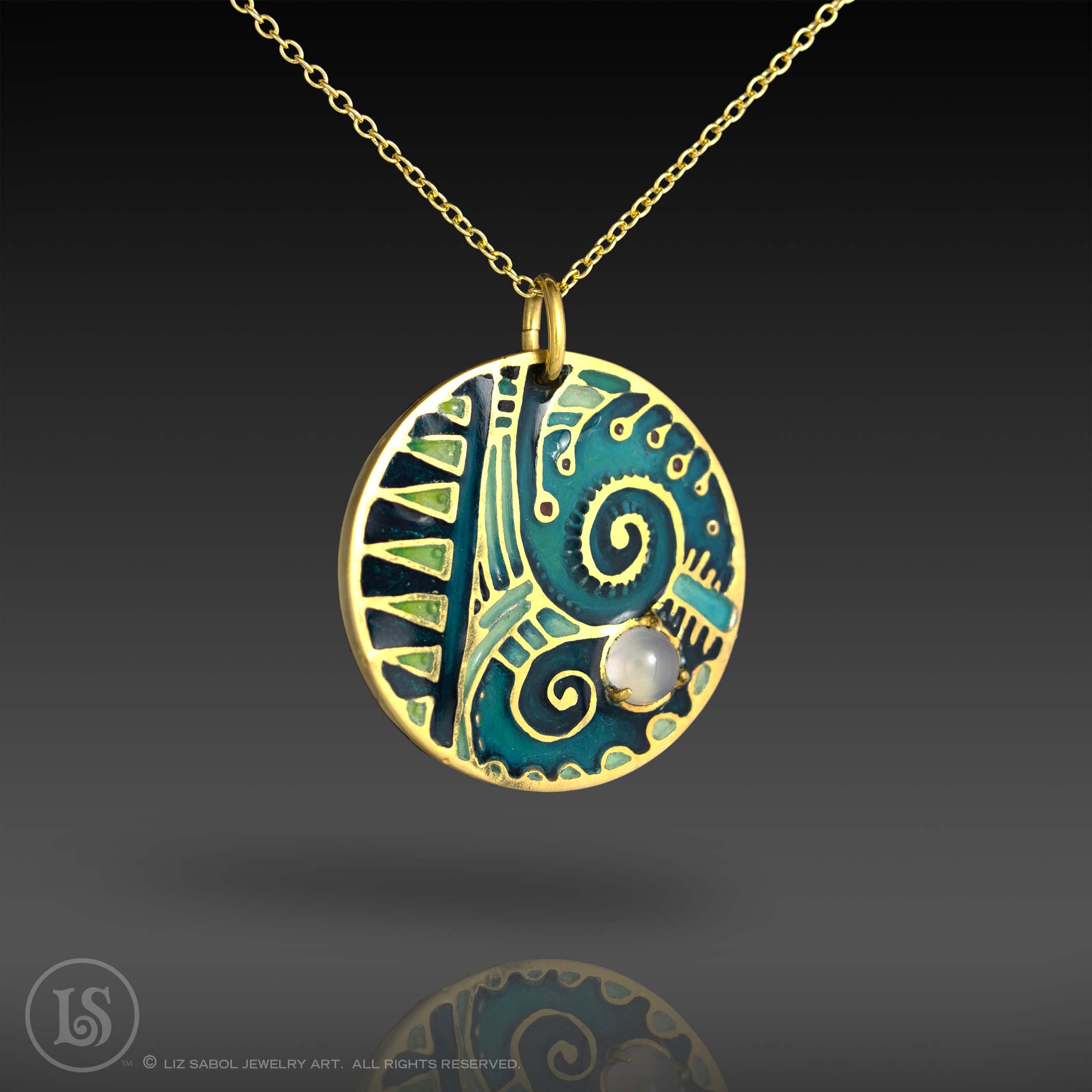 Origins Pendant, Bronze