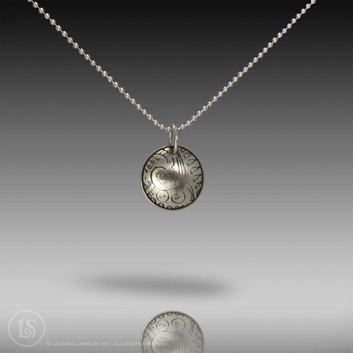 Origins Pendant, 999 Fine Silver