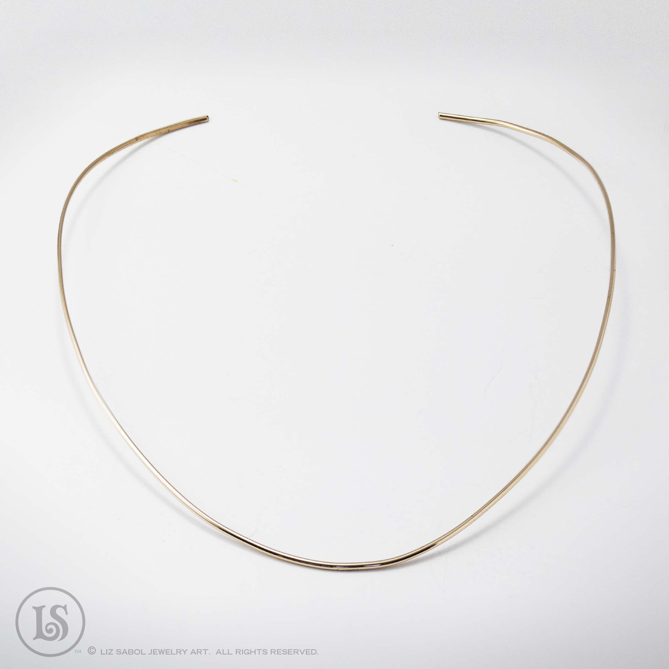 Neckwire, Lightweight Slide, Bronze 16g